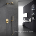 2021 Polished Brass Bathroom Shower Head Commercial